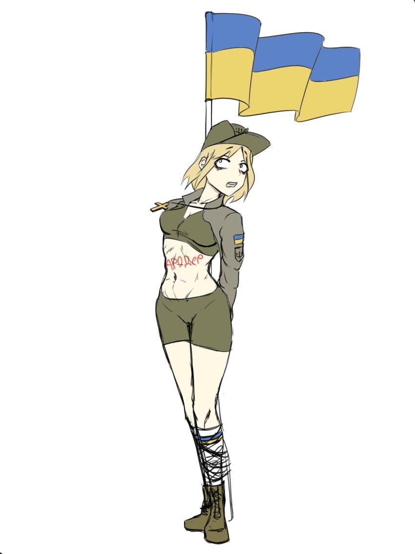 azov_chan eastern_european flag marichka national_personification slavic tagme ukraine ukrainian ukrainian_flag