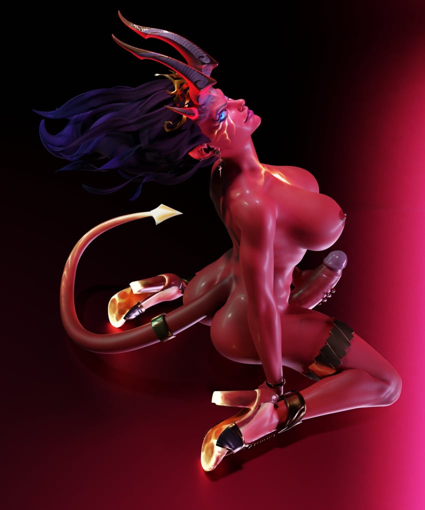 1futa 3d akasha demon dota_2 futa_only futanari mitlow queen_of_pain red_skin succubus tagme