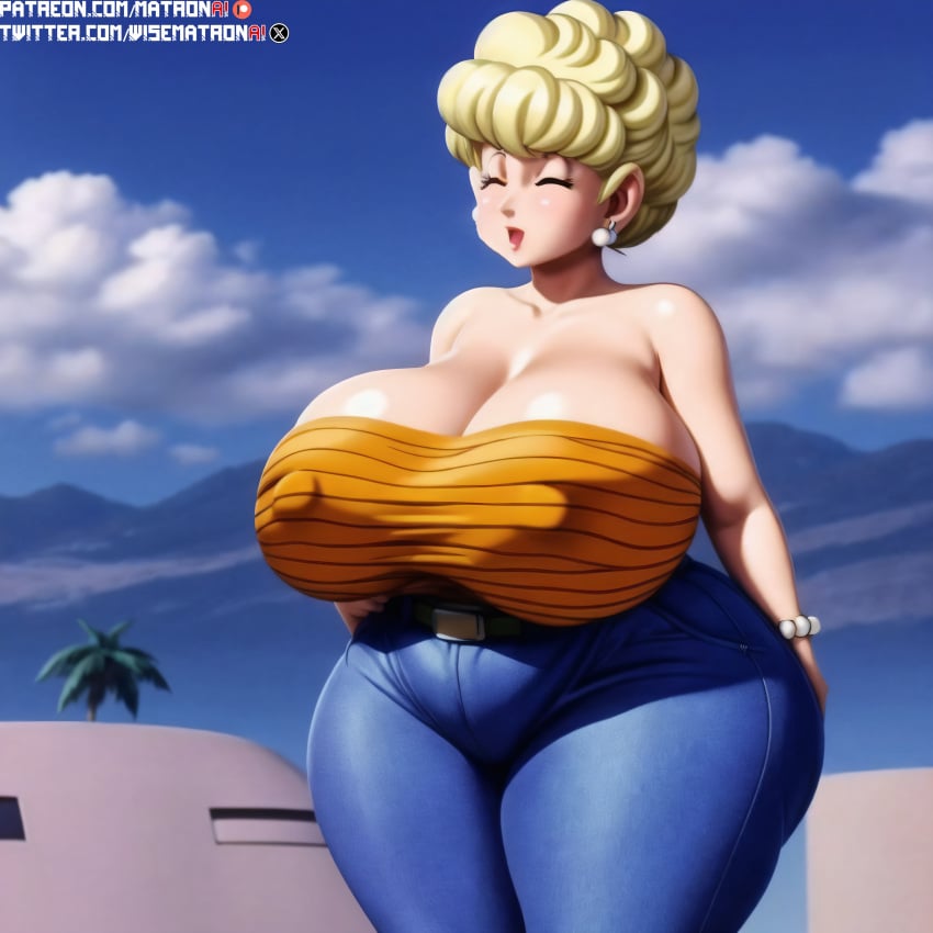 1girls 4k ai_generated bimbo blonde_hair breasts curvaceous curvy curvy_body curvy_female curvy_figure dragon_ball dragon_ball_super dragon_ball_z female gilf granny highres hips huge_breasts large_breasts massive_breasts matronai_(artist) mature mature_female mature_woman panchy panchy_(dragon_ball) panchy_briefs patreon patreon_username pinup shortstack shortstacked solo solo_female solo_focus stable_diffusion thick thick_ass thick_thighs twitter_username white white_female wide_hips