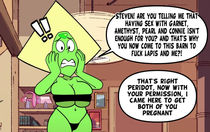 1girls accurate_art_style big_breasts breasts clothing couple edit edited english english_text female female_only huge_breasts imminent_anal imminent_fellatio imminent_oral imminent_orgasm imminent_penetration imminent_sex imminent_vaginal long_hair love panties peridot_(steven_universe) pov romantic romantic_couple screencap screenshot screenshot_edit short_hair slave slavegirl steca steven_quartz_universe steven_universe steven_universe_future talking talking_to_viewer thelazyart thick_ass thick_legs thighs