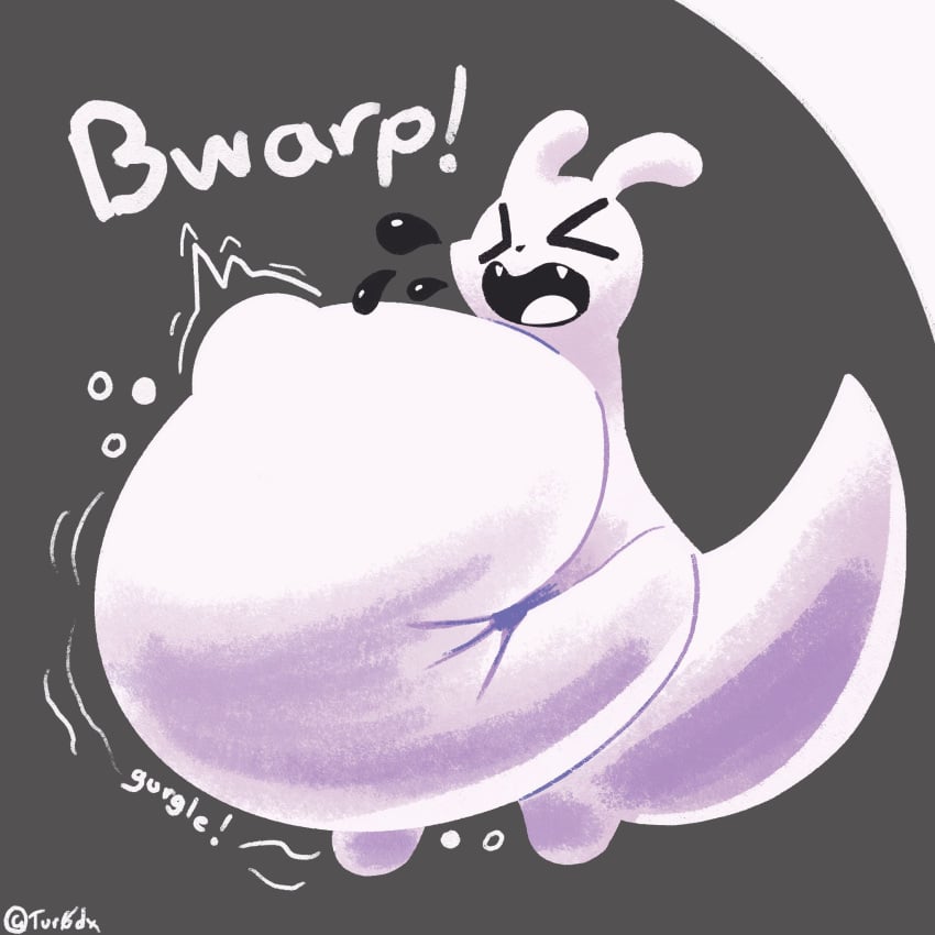 big_belly burping digestion_noises rain_world slugcat survivor_(rain_world) tur0_dx vore vore_belly