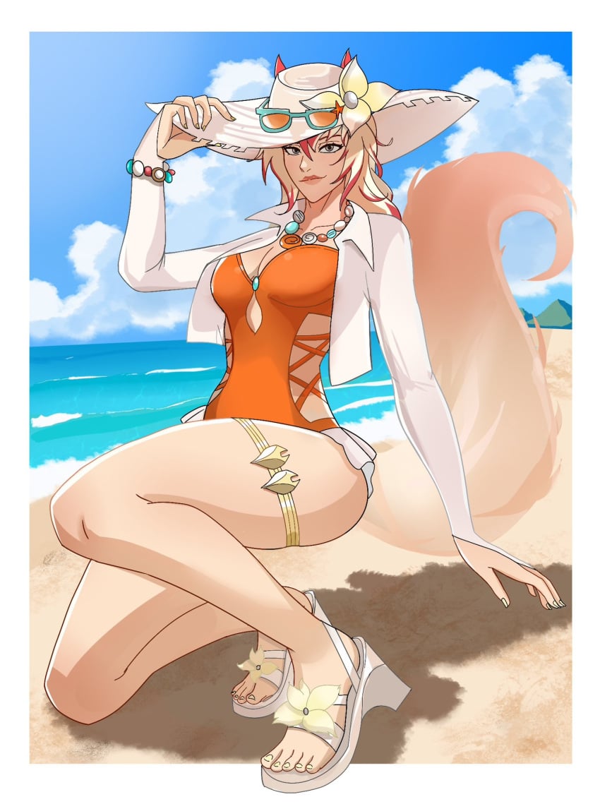 White Fox (Coastal Kumiho) Rule 34 Image