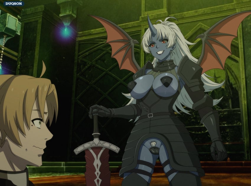 Rudeus Greyrat (Mushoku Tensei) Rule 34 Image