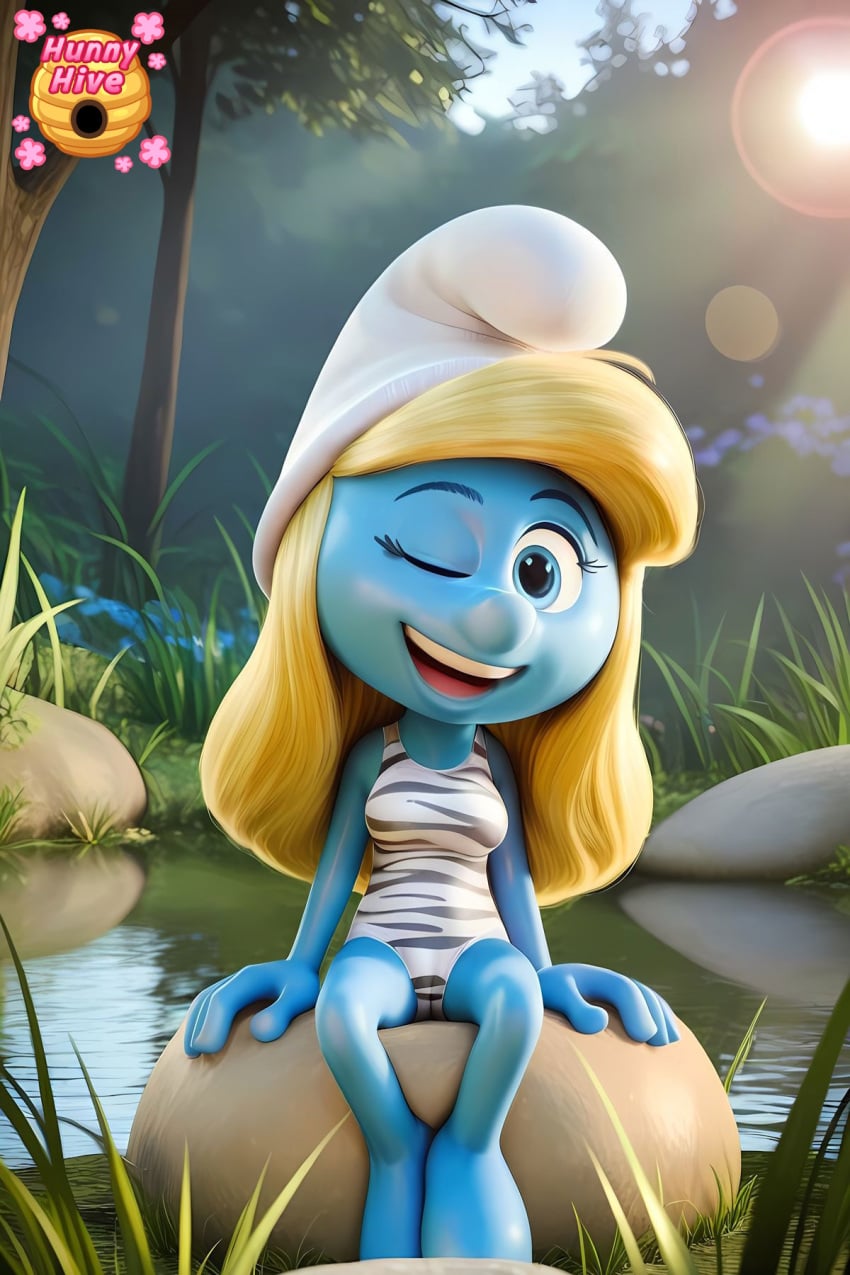 Smurfette (Smurfs) Rule 34 Image