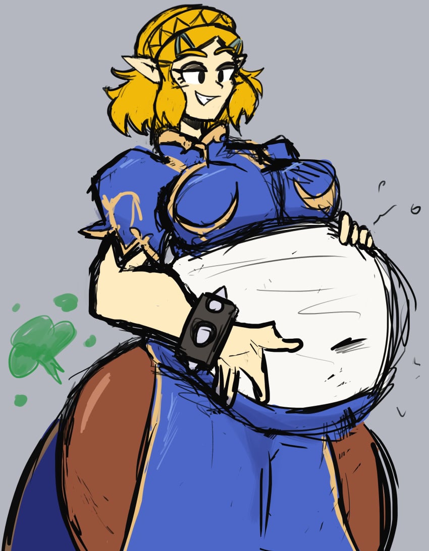 1girls belly belly_bulge big_belly big_belly_bulge big_breasts blonde_female blonde_hair breasts breath_of_the_wild chun-li_(cosplay) clothes_thief crossover digestion digestion_noises fart fart_cloud fart_disposal female_prey gassy gassy_female hands_on_belly oral_vore princess_zelda round_belly smile smiling smug smug_face smug_grin smug_smile soft_vore story_at_source street_fighter tears_of_the_kingdom the_legend_of_zelda thick_thighs thighs video_game_character video_games vore vore_belly watermelonartist zelda_(tears_of_the_kingdom)