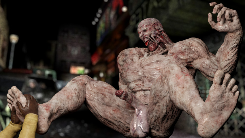 3d feet foot_fetish male_only monster nemesis nemesis_(resident_evil) resident_evil