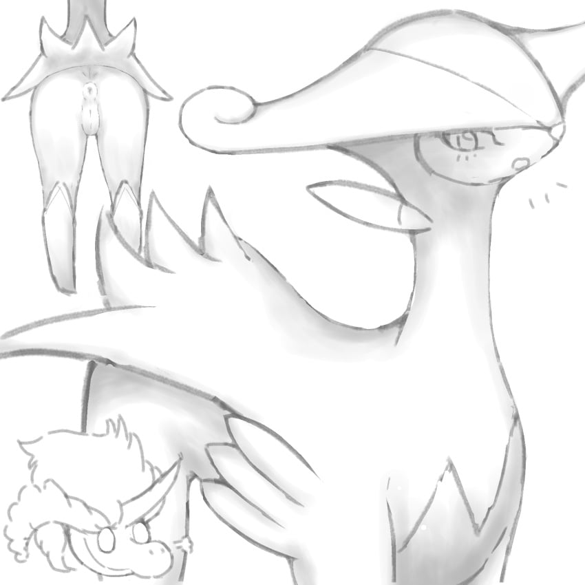 anus ass duo female feral generation_5_pokemon genitals hi_res keldeo legendary_pokemon nintendo nude open_mouth pokemon pokemon_(species) pussy solo_focus virizion wasabi_(artist)