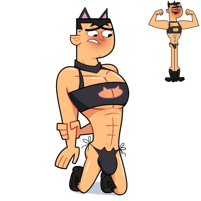 brick_(tdi) gay slutty_outfit solo_male total_drama_island weasdepiro yaoi