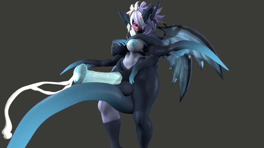 1futa 3d animal_genitalia big_balls big_breasts big_penis canastus cum dark_skin demon demon_wings ejaculation futa_only futanari grey_hair hips horns horsecock konami long_tail monster_girl multi_arm multi_limb multi_wing nipples pinup solo source_filmmaker tagme tail_between_legs tentacle thighs wide_hips wings yu-gi-oh! yu-gi-oh!_gx yubel