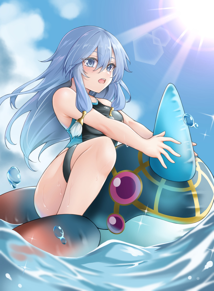 1girls duel_monster gishki_ariel inflatable swimsuit yu-gi-oh!