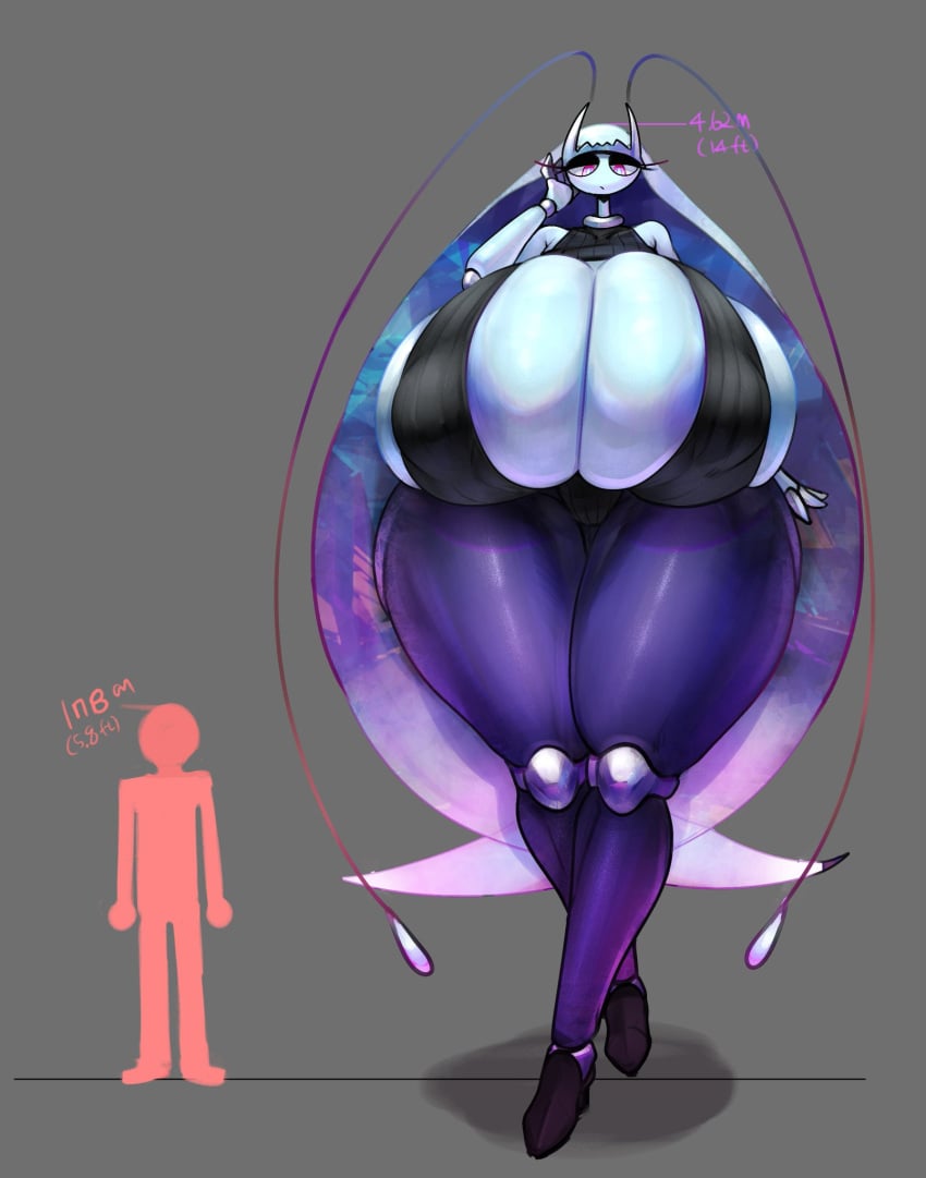 1boy 1girls alternate_breast_size anthro breasts cleavage female giantess gipehtyboon height_chart height_difference hips huge_breasts human human_male male nintendo pheromosa pokémon_(species) pokemon pokemon_(species) pokemon_sm size_difference thick_thighs thighs ultra_beast voluptuous wide_hips yboon