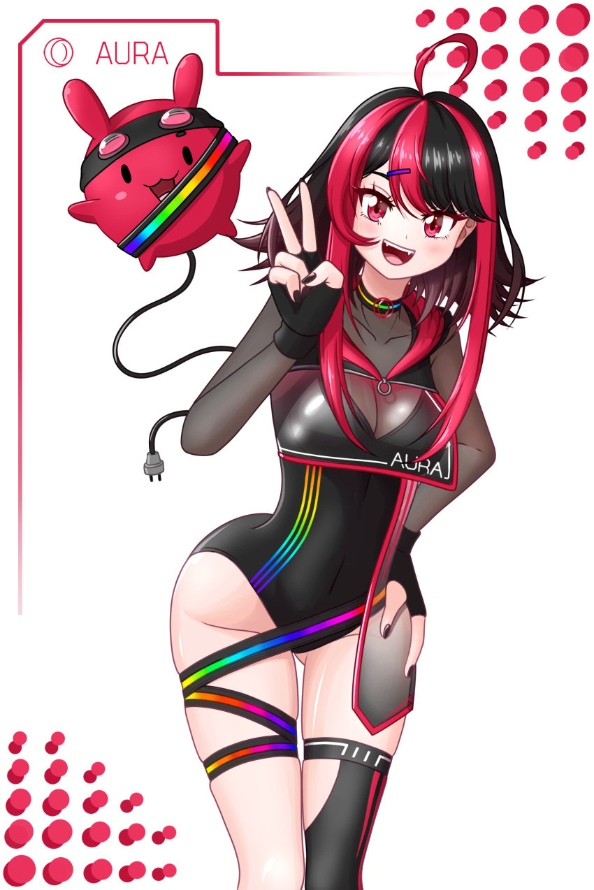 black_nails gx_aura opera_(browser) opera_gx red_eyes thick_thighs virtual_youtuber vtuber vtuberfanart