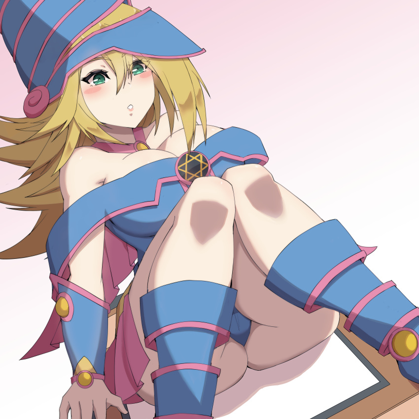 ass_visible_through_thighs dark_magician_girl duel_monster horny laying_down yu-gi-oh! yu-gi-oh!_duel_monsters zerocgm