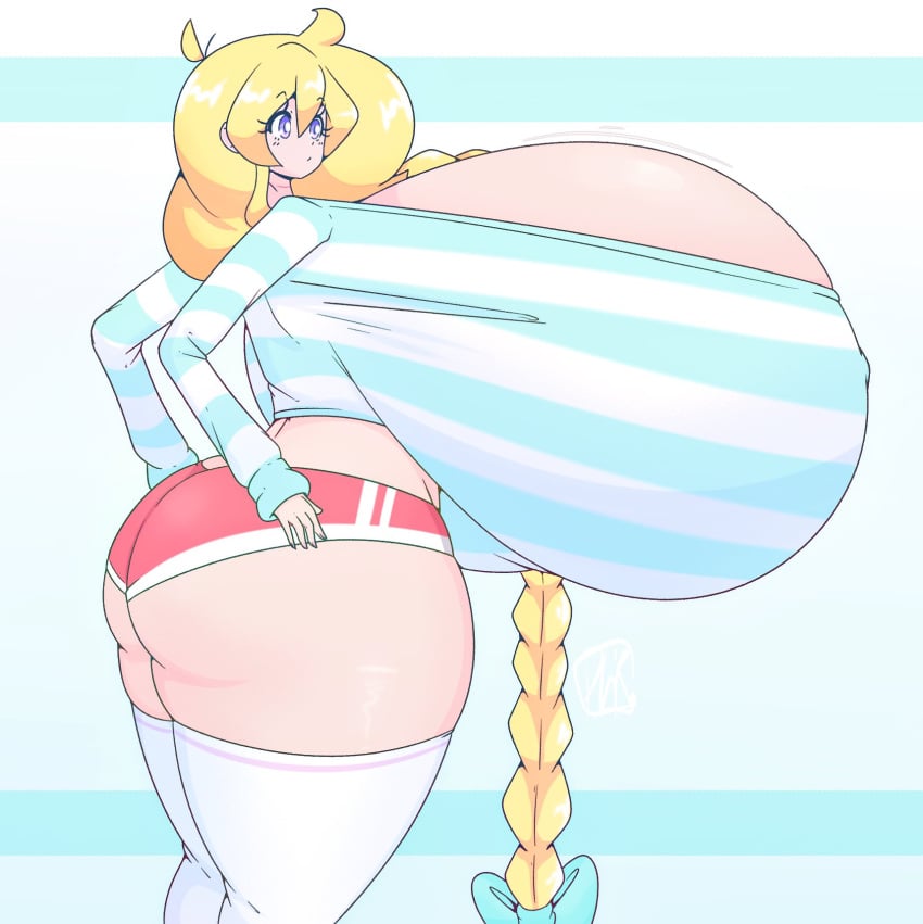 big_ass big_breasts breasts bubble_butt cassie_(theycallhimcake) huge_ass huge_breasts riley_moore_(artist)