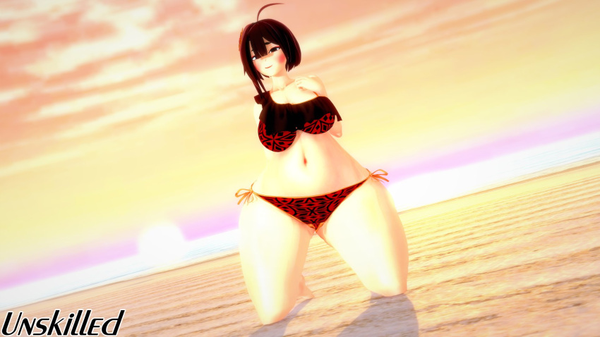 1girls ass_bigger_than_head big_ass big_breasts huge_ass saavlewd short_hair solo_female tagme thick thick_thighs unski113d virtual_youtuber water wide_hips