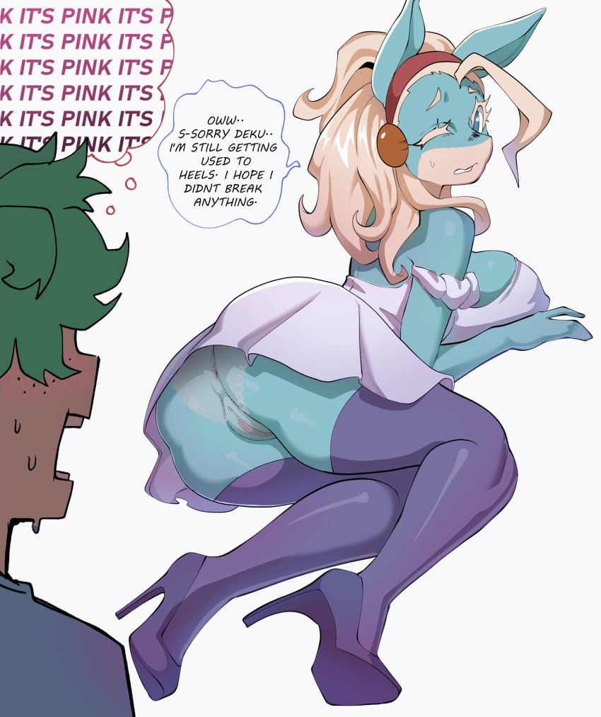 1boy 1girls anthro anus anus_peek ass asshole big_ass big_breasts big_butt big_thighs blinking blonde_hair blue_body boku_no_hero_academia breasts butt butthole deku dress eyeless_male fell_down female female_focus fox_ears fox_girl green_hair high_heels huge_ass huge_butt imminent_penetration imminent_sex ippan_josei izuku_midoriya lace_panties legwear light-skinned_male light_skin long_hair looking_at_partner looking_at_pussy looking_back looking_down male midoriya_izuku my_hero_academia no_panties no_underwear panties purple_legwear pussy see-through see-through_clothing see-through_panties see_through shybred skirt thick_thighs thighhighs thin_panties two_tone_body two_tone_skin updress upskirt visible_pussy visible_underwear white_dress