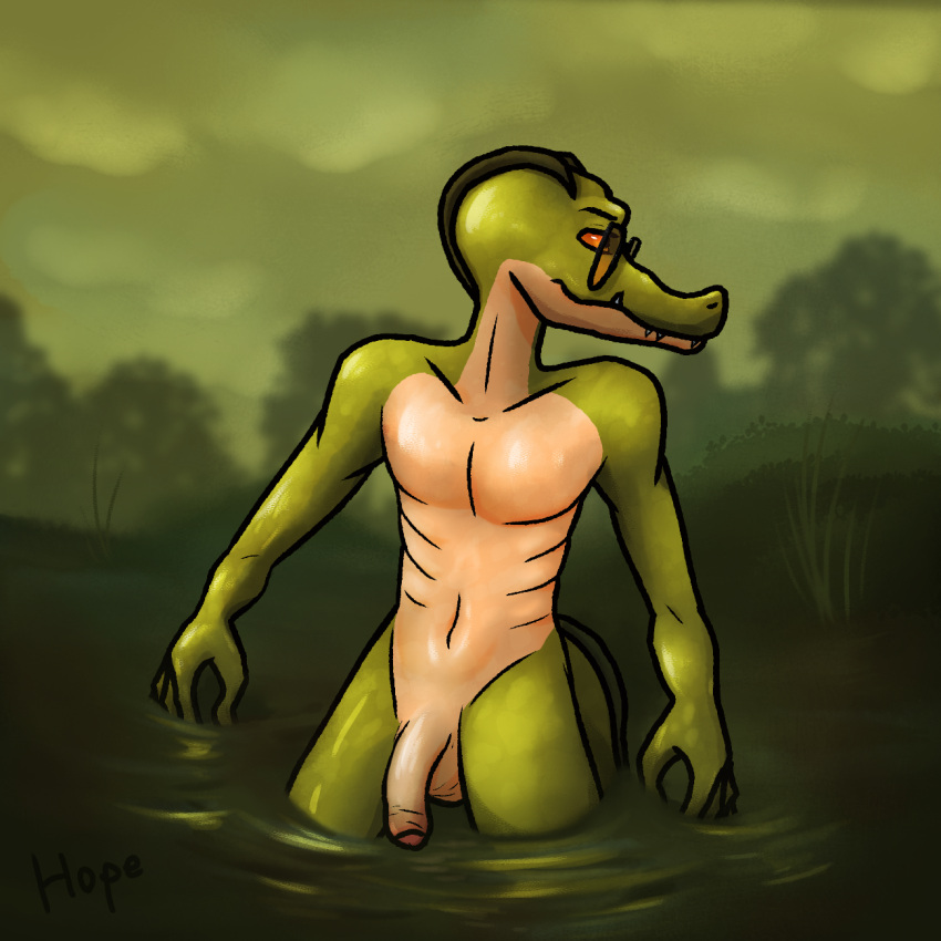 anthro crocodile crocodilian crocodylid gaming hi_res hopetheneko invalid_tag male reptile scalie solo team_fortress_2 valve