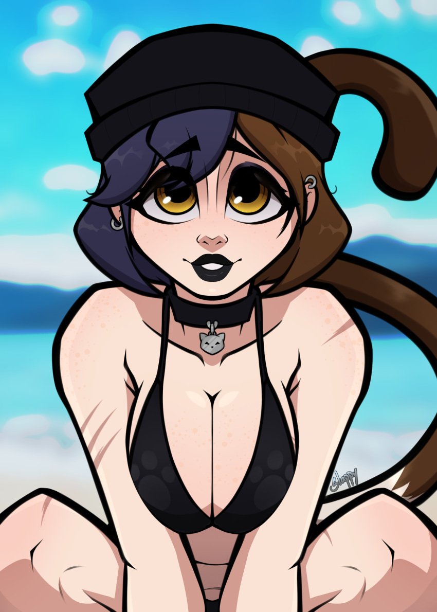 1girls artslappy beach breasts egirl female fortnite fortnite:_battle_royale meow_skulls_(fortnite) meowskulls