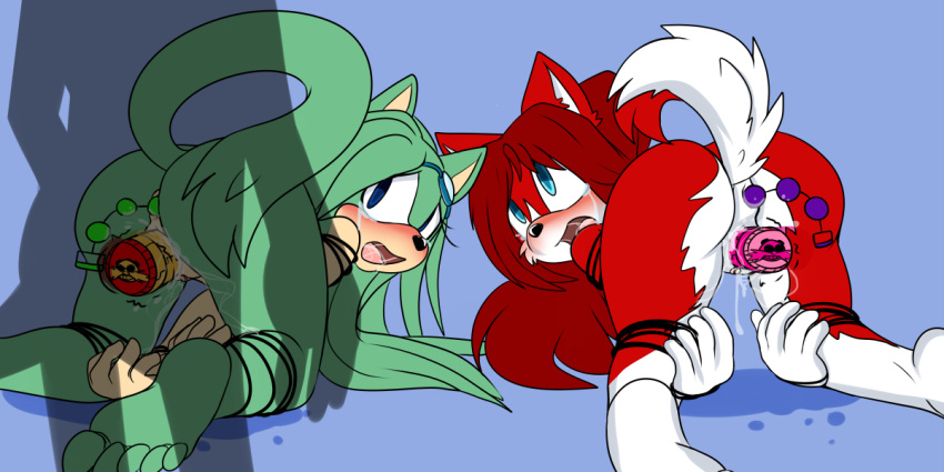 angelkitt anthro blue_eyes bound canine crying dripping feline female forced furry hair huskitt long_hair mobian mobian_(species) pinkthehedgehog2 pussy rape serena sex_toy sonic_(series) sonic_style sonic_the_hedgehog_(series) vaginal_penetration wet