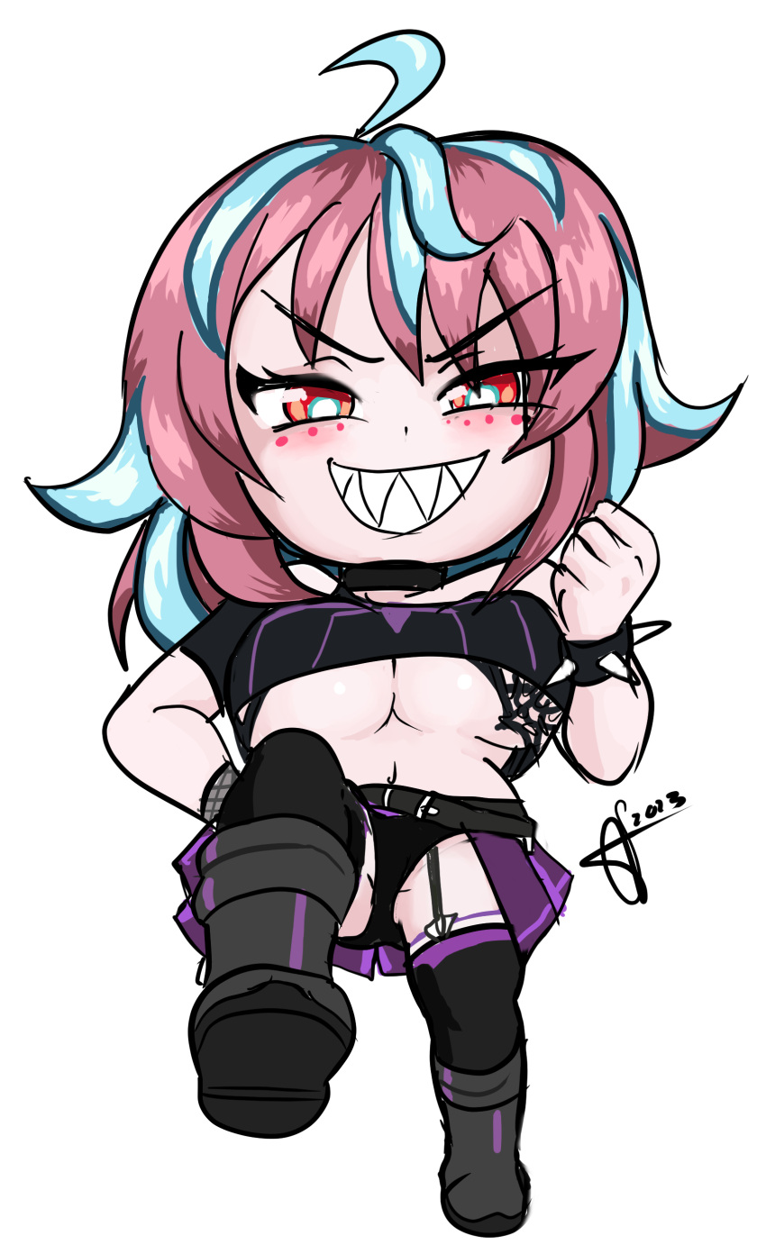 breasts emikukis owozu repost smiling teeth thong underboob virtual_youtuber vtuber vtuberfanart youtube youtube_hispanic