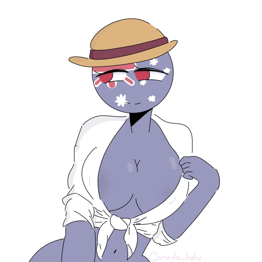 1girls australia_(countryhumans) breasts countryhumans countryhumans_girl solo solo_female solo_focus xx.canada.xx