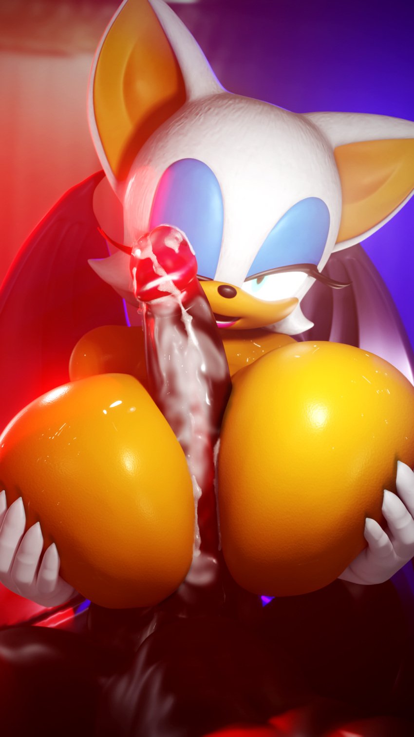 3d anthro big_breasts big_penis breast breast_grab breast_grope breast_groping chickenstrangler69 cum cum_on_penis grabbing_breasts grope groping groping_breasts huge_breasts huge_cock long_penis paizuri penis penis_between_breasts rouge_the_bat sega self_upload shadow_the_hedgehog sonic_(series) sonic_the_hedgehog_(series) titjob