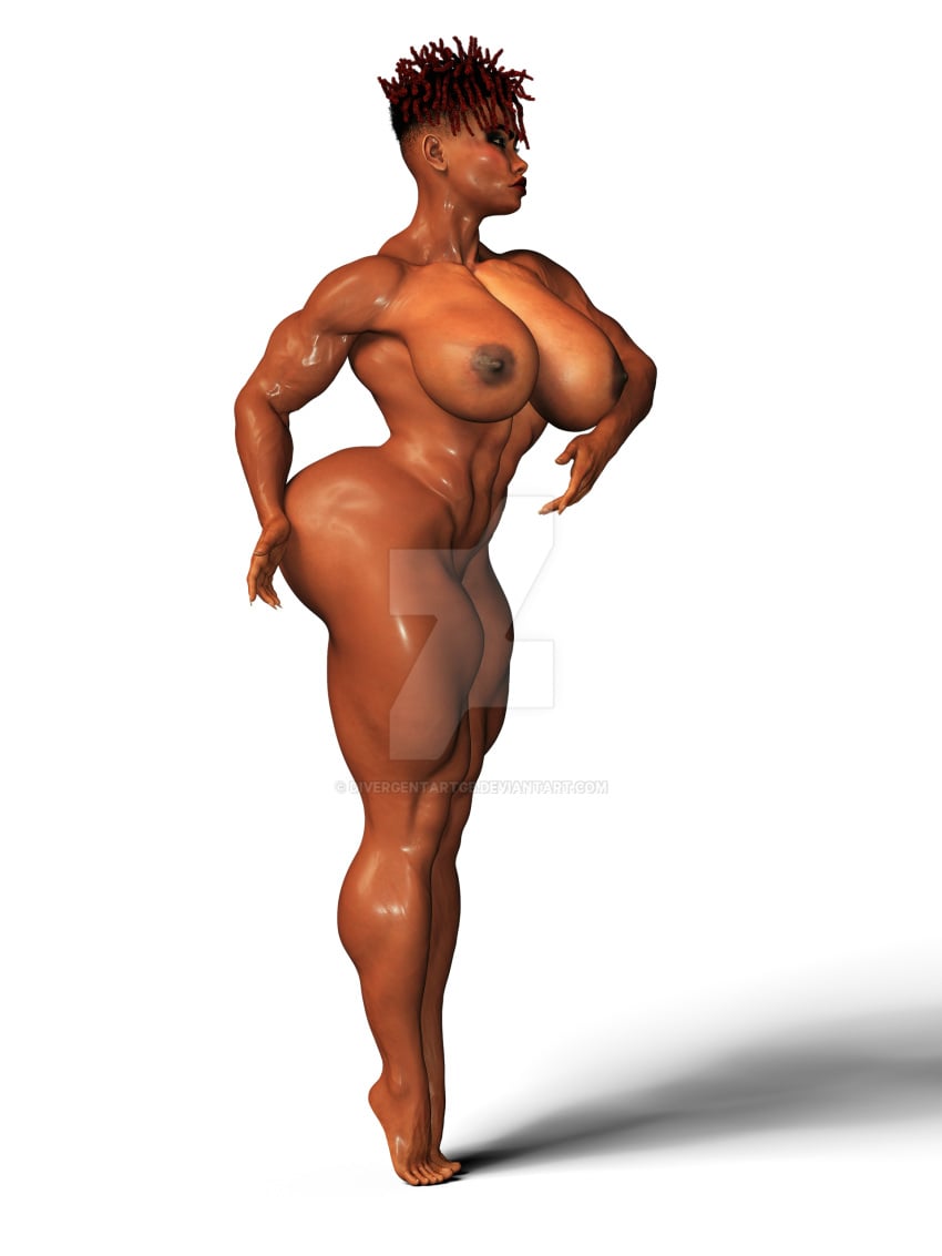 1girls 3d 3d_(artwork) big_ass big_breasts big_butt breasts busty curvaceous curvy curvy_figure dark-skinned_female dark_skin divergentartgb eyebrows eyelashes eyes female female_only hair hips hourglass_figure huge_ass huge_breasts large_ass large_breasts legs lips muscles muscular muscular_female nipples nubian nude original rio_(divergentartgb) slim_waist solo thick thick_hips thick_legs thick_thighs thighs waist