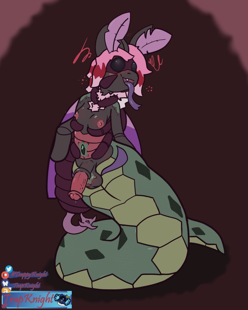 apode arthropod changeling corruption draconcopode friendship_is_magic genitals hasbro hi_res insects intersex legless lepidopteran mind_control moth my_little_pony naga parasite penis reptile scalie serpentine snake tagme tongue tongue_out trapknight