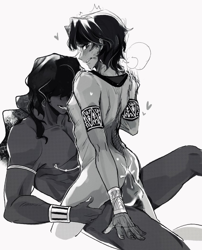 anal anal_sex ass ass_focus balls blush blushing bracelet bracelets brunette cock cum cum_in_ass cum_inside cumshot dick ear fear femboy gay gay_anal gay_domination gay_male gay_sex grabbing grabbing_legs inflation licking licking_nipples long_hair looking_back nipples penis penis_in_ass protagonist(sultan's_game) rape rape_face raped short_hair size_difference sultan's_game the_sultan tongue twink white_background