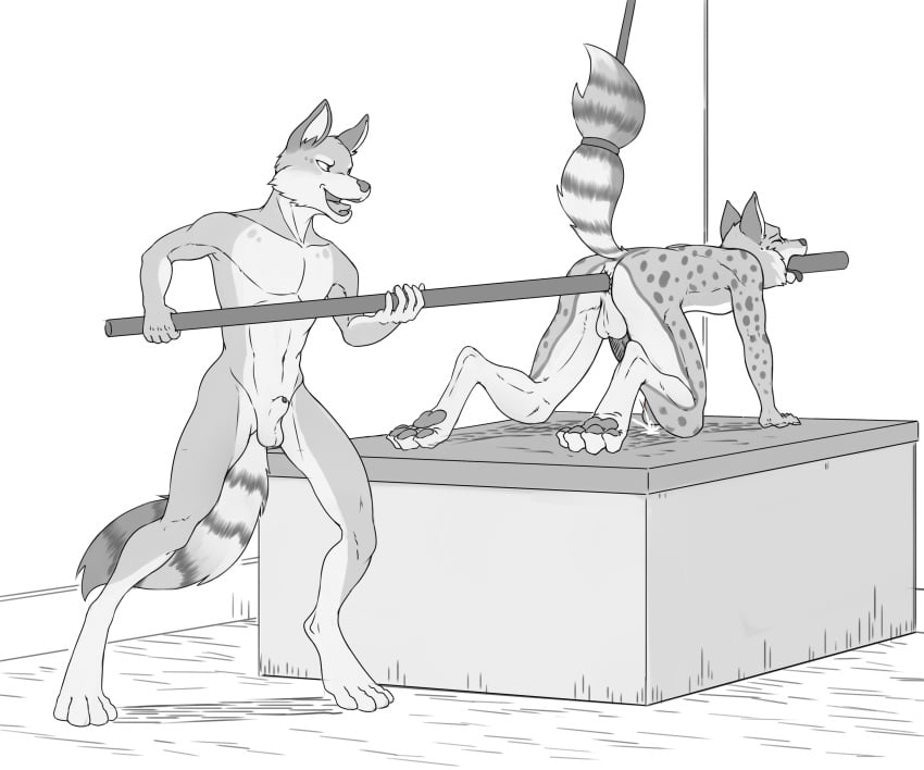 absurd_res all_the_way_through anal anal_sex animal_genitalia anthro bound canid canine canis cheetah cheewuff dipingxiangtr.d duo felid feline genitals gore hi_res hybrid impalement incest_(lore) king_cheetah male male/male mammal num8 penetration sheath sibling_(lore) skewering snuff tail tail_tied twincest_(lore) twins_(lore) uke_(oc) wolf