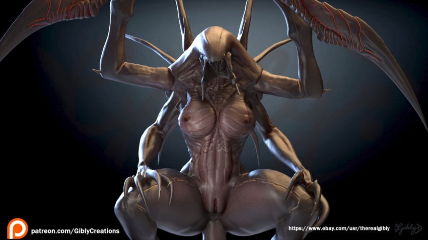 16:9 alien anthro evolve female gibly hi_res monster text url widescreen wraith_(evolve)