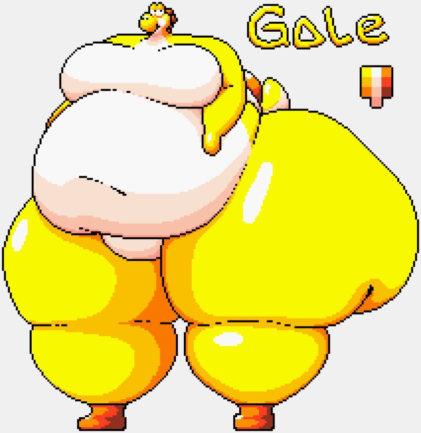 anthro ass belly big_ass big_belly big_breasts big_moobs breasts bubble_butt chip_at_night colossal_ass enormous_ass fat gale_(chip_at_night) giant gigantic_ass huge_ass huge_belly huge_moobs hyper_ass hyper_belly large_ass large_belly male male_focus male_only mario_(series) massive_ass moobs morbidly_obese nintendo outdoors overweight overweight_male thick_thighs thunder_thighs wide_hips yellow_yoshi yoshi yoshi's_island