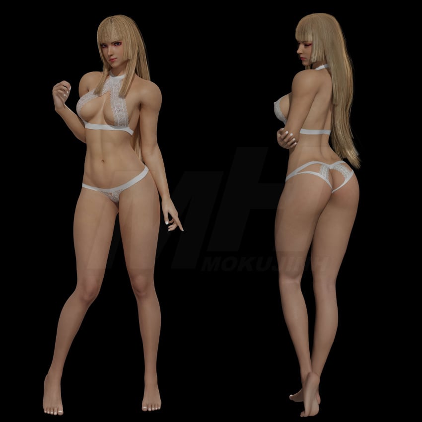 1girls 3d athletic athletic_female bangs big_ass big_breasts blender_(software) blonde_hair blue_eyes blunt_bangs emilie_de_rochefort female female_only legs light-skinned_female light_skin lingerie long_hair long_legs model mokujin_hornywood panties solo tagme tall tall_female tekken tekken_8 thick_thighs thighs underwear