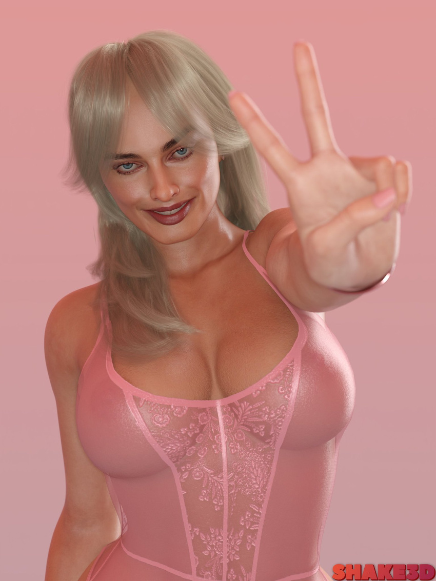 1girls 3d 3d_(artwork) athletic athletic_female big_breasts breasts bust busty chest cleavage curvaceous curvy curvy_figure eyebrows eyelashes female female_only fit fit_female hips hourglass_figure huge_ass human legs light-skinned_female light_skin margot_robbie mature mature_female shake3d slim slim_waist solo thick thick_hips thick_legs thick_thighs thighs upper_body voluptuous waist wide_hips