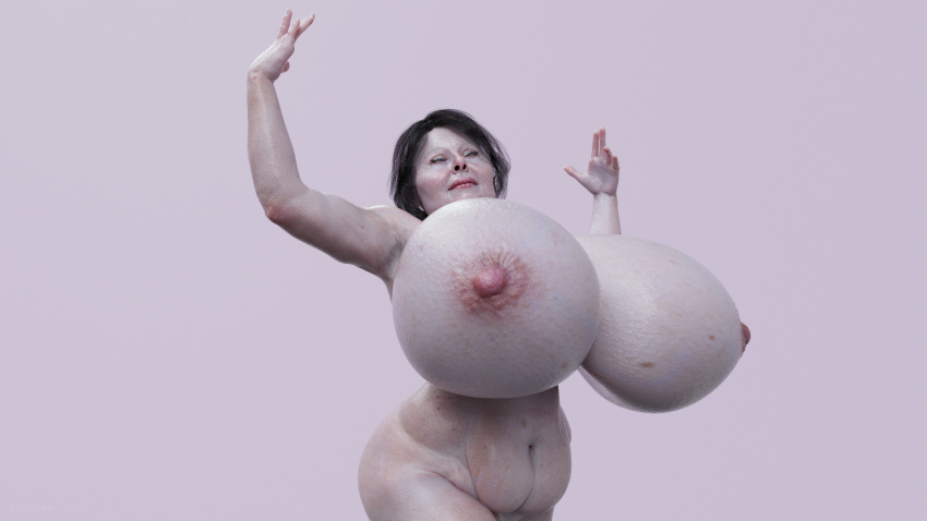 1girls 3d arnold arnold_(software) big_breasts big_nipples breasts c4d daz3d daz_studio female female_only full_body genesis8 gilf large_breasts light-skinned_female light_skin milf nipples nude nude_female old older_female real_skin render rendered simple_background solid_color_background solo standing white_background white_skin