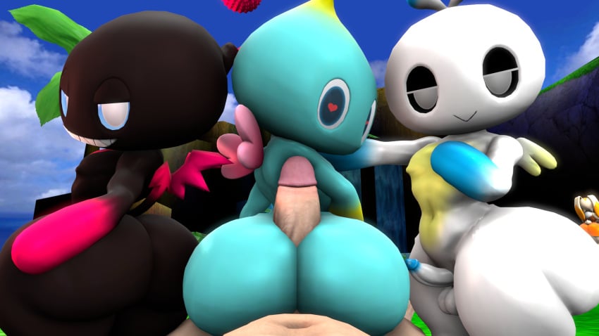 3d aidenz anthro big_ass big_penis bubble_ass bubble_butt chao_(sonic) dark_chao gay group heart-shaped_pupils hero_chao hot_dogging huge_ass huge_butt human human_on_anthro larger_male looking_at_viewer looking_back male/male sfm shortstack small_penis smaller_male smiling smiling_at_viewer sonic_(series) sonic_the_hedgehog_(series) source_filmmaker threesome uncle_aiden