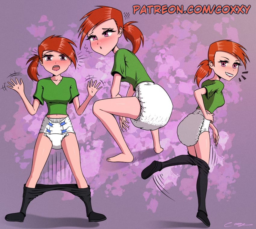 abdl coxxy diaper diaper_fetish pantsed the_fairly_oddparents vicky vicky_(fairly_odd_parents)