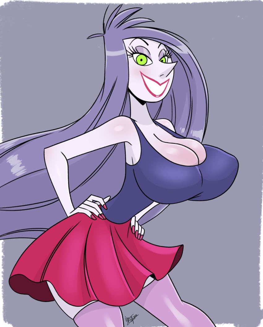 1girls aeolus06 big_ass big_breasts bimbo breasts bust busty chest curvaceous curvy curvy_figure digital_drawing_(artwork) disney disney_villains eyelashes eyes female female_focus female_only gilf green_eyes hips hourglass_figure huge_ass huge_boobs huge_breasts human large_ass large_boobs large_breasts lavender_hair legs lips long_hair madam_mim mature_female pale-skinned_female pale_skin purple-skinned_female purple_body purple_hair purple_skin slim_waist the_sword_in_the_stone thick thick_legs thick_thighs thighs thin_waist top_heavy top_heavy_breasts upper_body villain villainess voluptuous voluptuous_female wide_hips witch