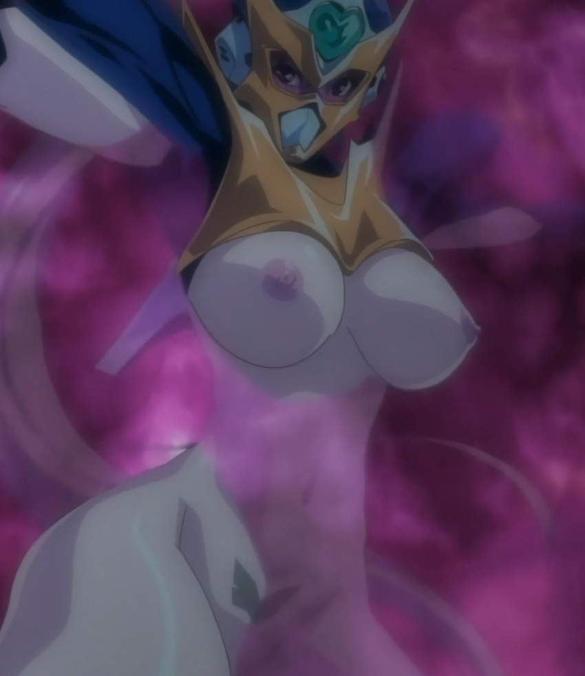 1girls angel_blade angel_blade_punish angel_ender anime_screencap areolae ass breasts helmet hips hishizaki_shaia_(angel_blade) large_ass large_breasts nipples ova screencap screenshot tattoo thick_thighs thighs tummy wide_hips