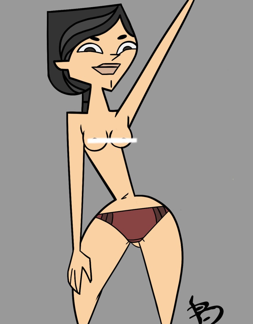 1girls asian asian_female big_ass bikini bikini_bottom bilions black_eyes black_hair boobs_and_butt_pose breasts brown_hair cartoon_network censored dark_eyes dark_hair female fresh_tv grey_eyes half_naked half_nude heather_(tdi) light-skinned_female light_skin long_hair petite pose poster slender_waist solo straight_hair teletoon thighs tied_hair topless total_drama:_revenge_of_the_island total_drama_island warner_brothers wide_hips