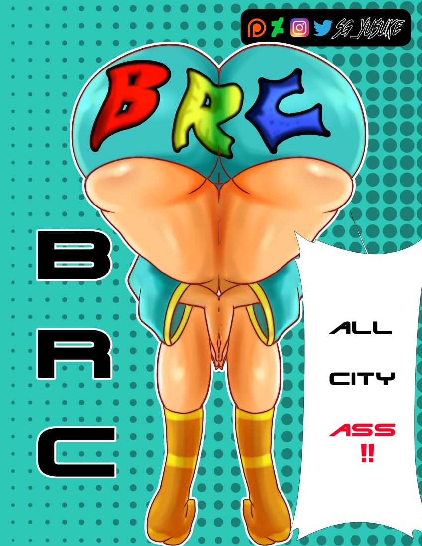 ass ass_focus bel_(brc) big_ass bomb_rush_cyberfunk praise_da_booty_(meme) sg_yusuke