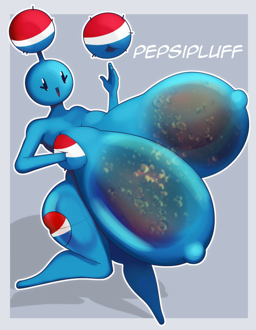 1girls big_breasts doodle_will doodlewill fusion jumpluff pepsi pepsifluff pepsiwoman pokemon tagme