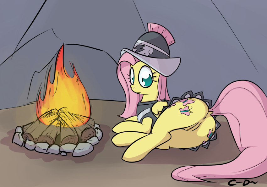 anus clopper-dude cutie_mark equine female feral fluttershy_(mlp) friendship_is_magic horse my_little_pony pony pussy