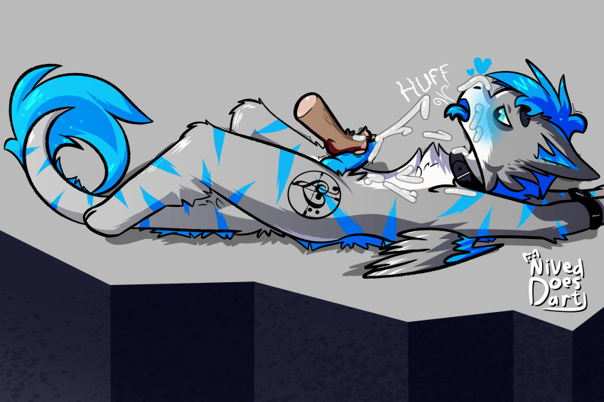 anthro blue_body blue_fur bodily_fluids breath cum cum_on_belly cum_on_body cum_on_chest cum_on_face cum_on_feet cum_on_own_belly cum_on_own_chest cum_on_own_face cum_on_self cum_on_snout cumshot disembodied_foot dragon ejaculation feathered_wings feathers foot_fetish foot_play foot_rub footjob fur furred_dragon genital_fluids genitals grey_body grey_fur hi_res knot lying male niveddoesart on_back orgasm orgasm_face panting pawpads paws penile penis sex shaking solo_focus tail tongue tongue_out trembling twitching white_body white_fur wings