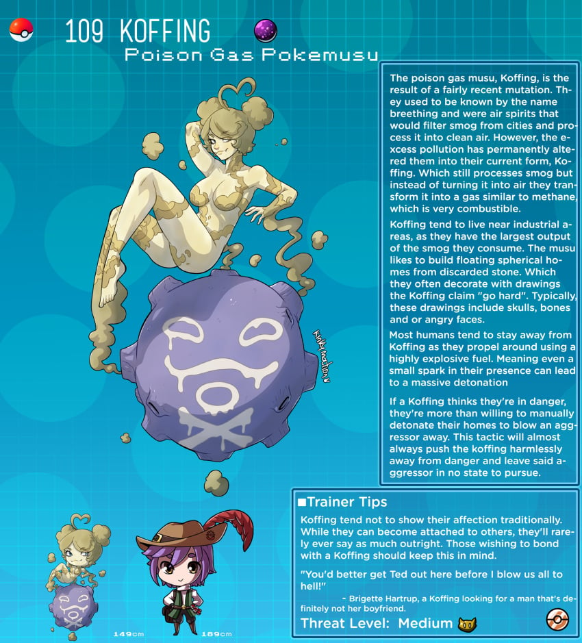 air_creature air_humanoid cloud_humanoid creature_index english_text hi_res humanoid kinkymation koffing nintendo page_109 page_number pokémon_(species) pokedex pokemon pokemon-girl_encyclopedia pokemorph pokemusu profile tagme text_box