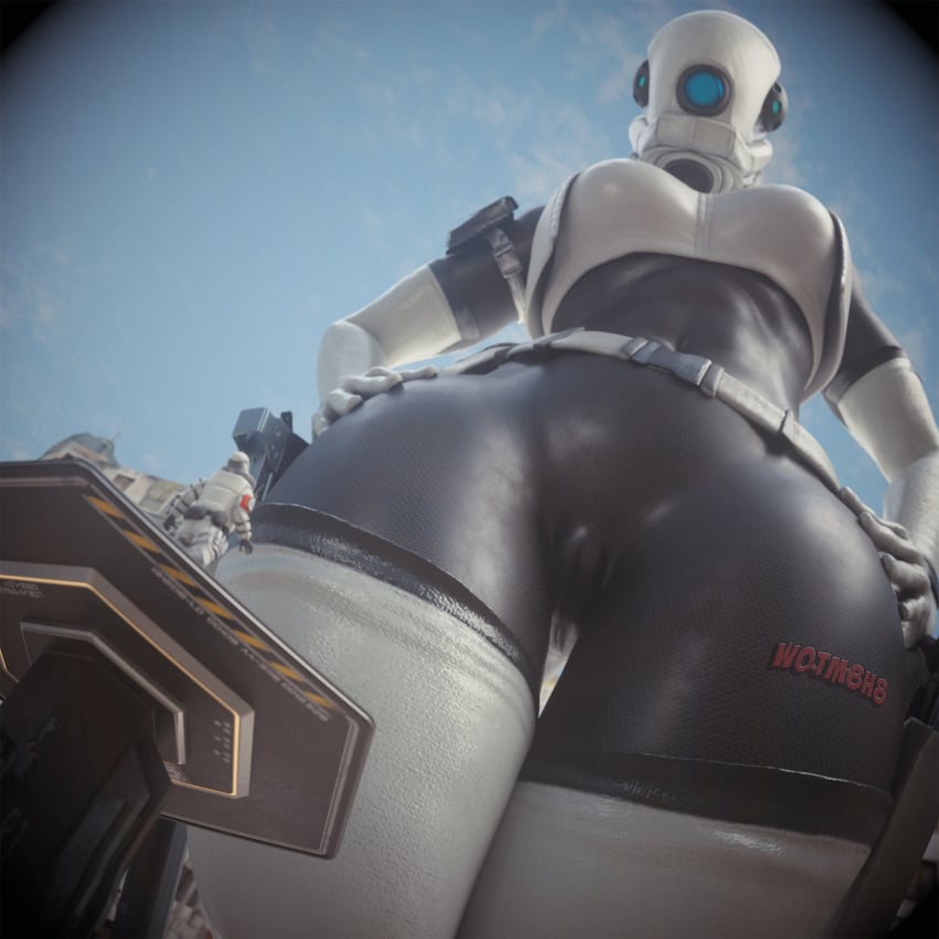 1girls 2023 3d 3d_(artwork) arm_belt belt big_breasts big_thighs breasts busty cameltoe combine combine_assassin combine_elite combine_soldier crop_top elbow_gloves female female_focus giantess gloves half-life half_life hands_on_hips helmet hi_res highres hips hourglass_figure jacket large_thighs looking_down midriff navel pussy pussy_visible_through_clothes stockings thick_thighs thigh_gap thighhighs thighs vagina valve voluptuous white_clothing white_gloves white_thighhighs wide_hips wotm8h8