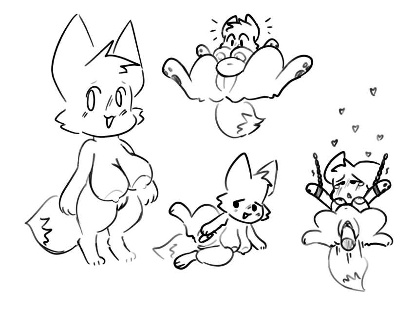 big_breasts chibi doodle doodles furry furry_only kenninsfw pussy vagina