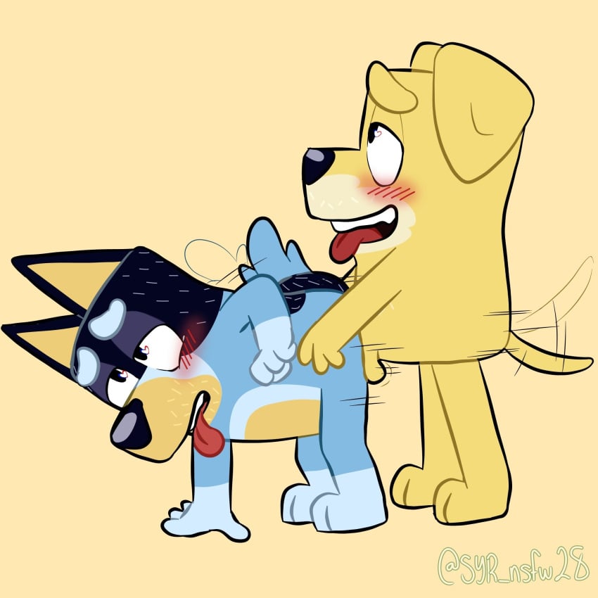 bandit_(bluey) bandit_heeler bluey_(series) bluey_(show) dogs furry gay male/male pat_(bluey) theowlhouselamejorserie