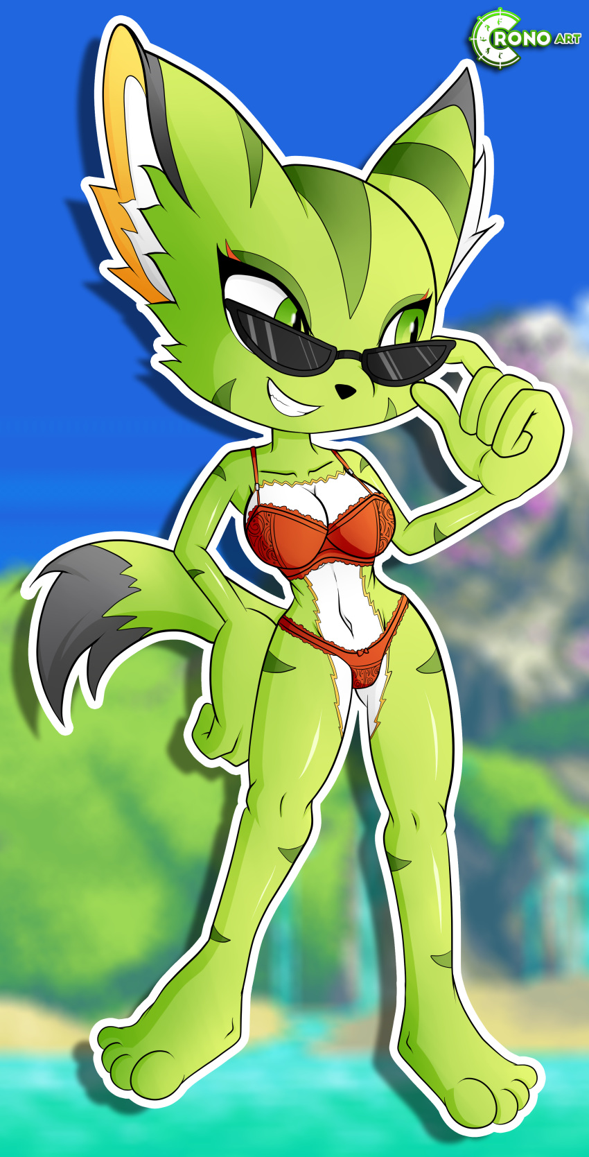 anthro carol_tea chrono-the-hedgehog feline freedom_planet freedom_planet_2 video_games wildcat