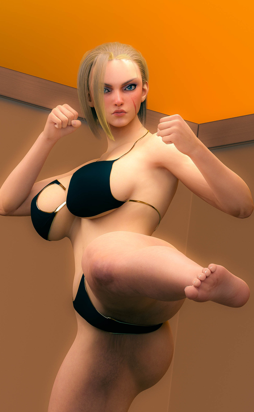 1girls 3d ass athletic_female big_ass big_breasts bikini blonde_hair breasts cammy_white capcom female female_focus female_only human human_only light-skinned_female light_skin looking_at_viewer pale-skinned_female pale_skin seductive_look solo solo_focus street_fighter street_fighter_6 the-greatalpaca thick_thighs voluptuous voluptuous_female